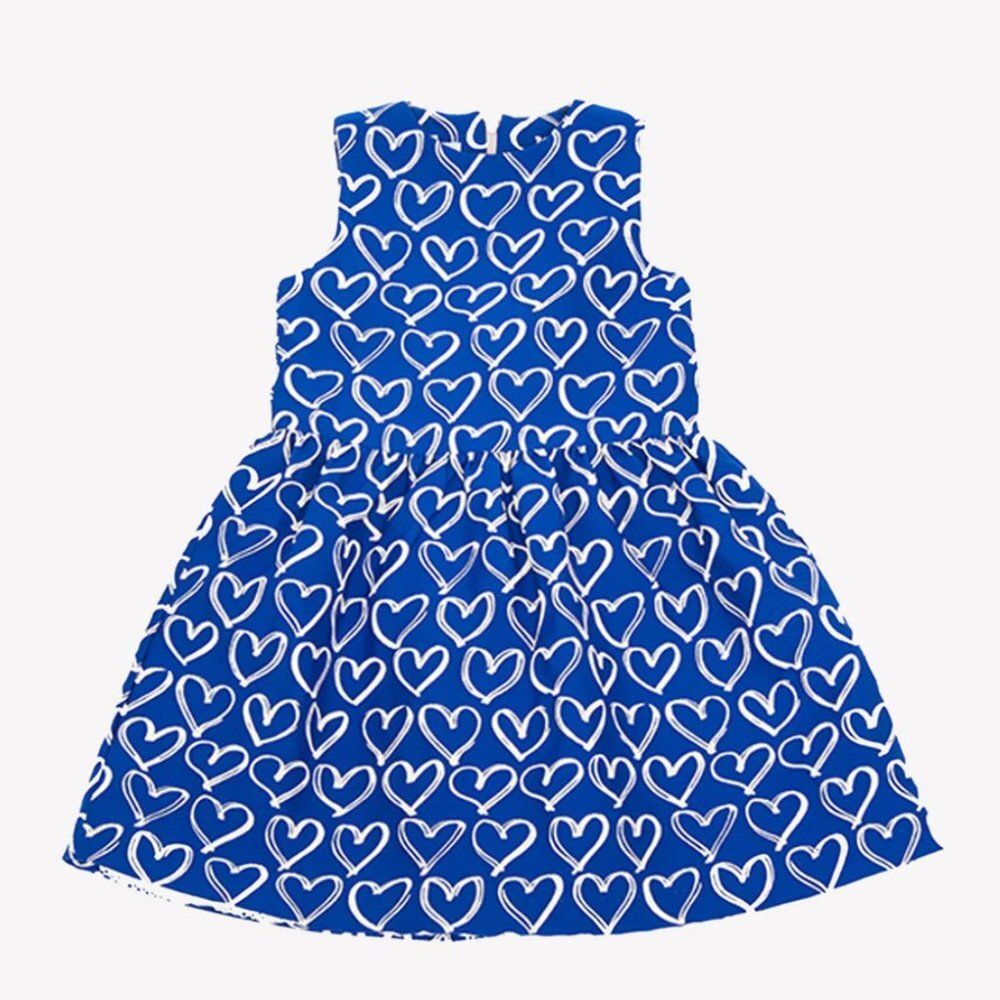 Aubrey Blue Heart Dress Florence Fancy Valentine's Day size 10